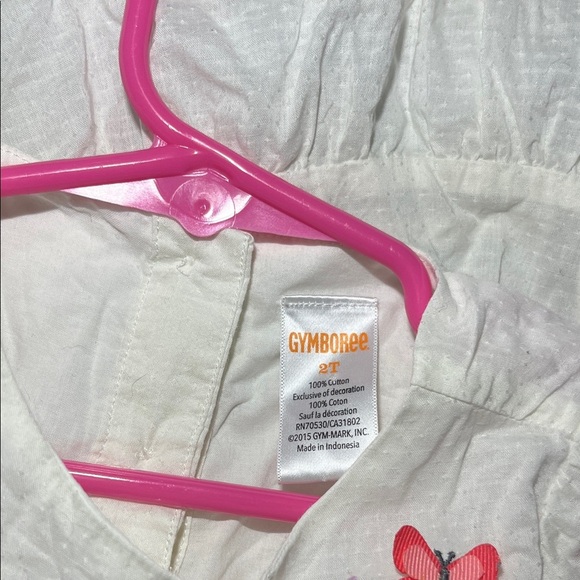 Gymboree White Tee with Butterfly Details - Picture 2 of 6